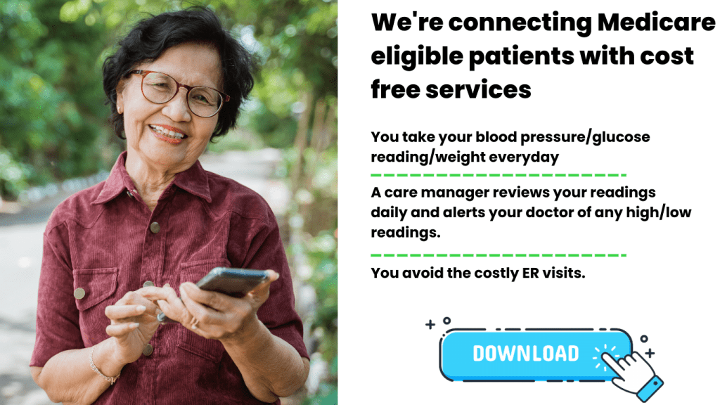 connecting Medicare eligible patients with cost free services